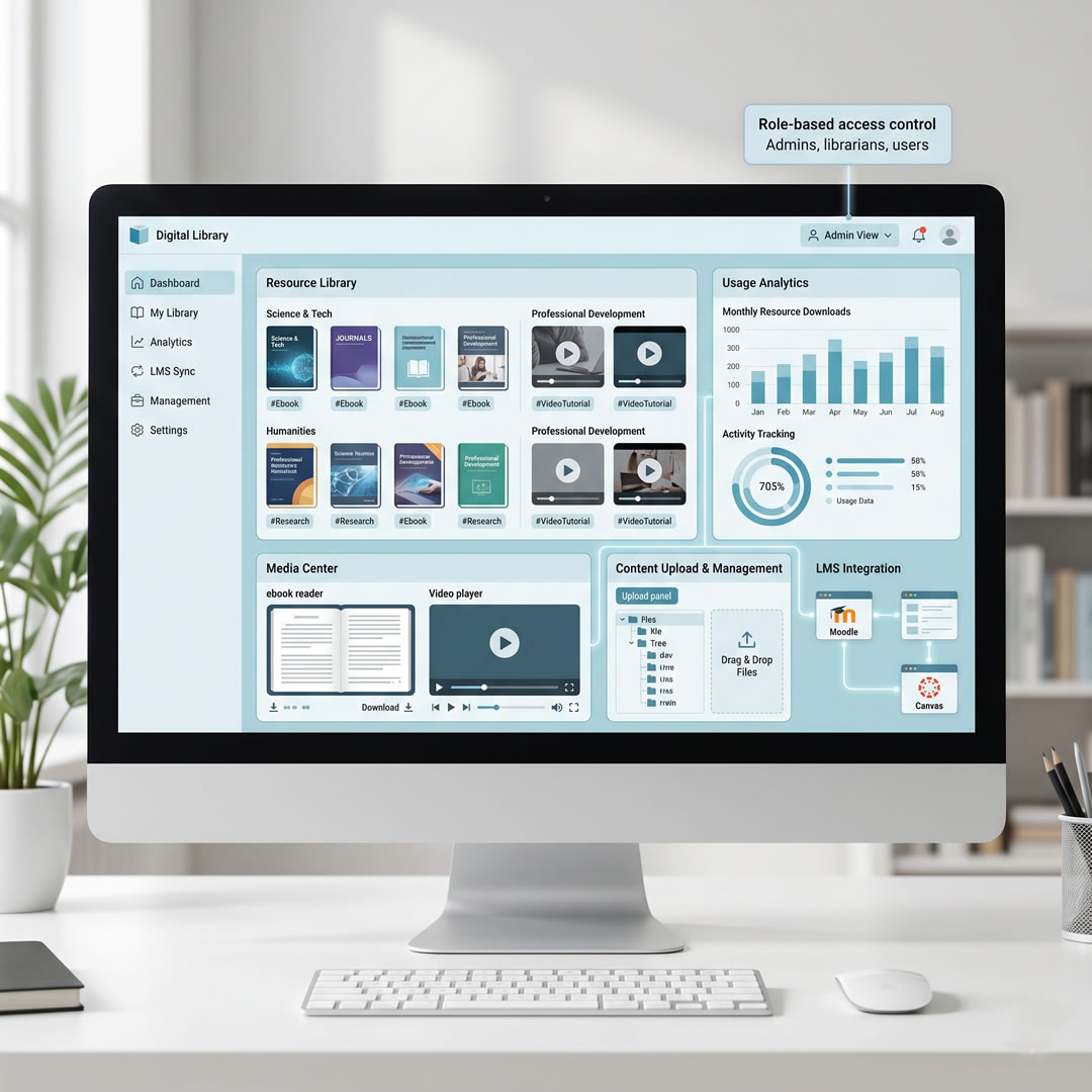 Digital Library Dashboard